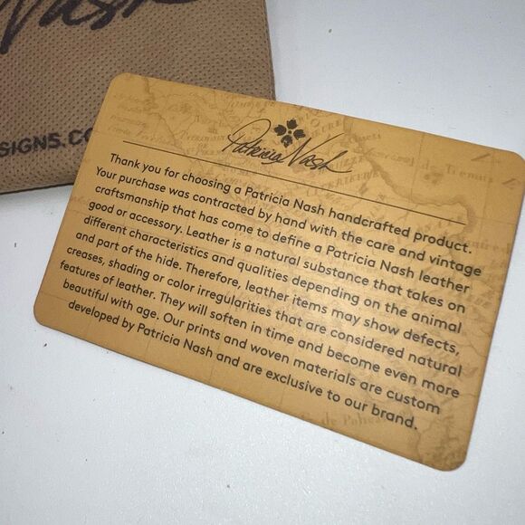 Patricia Nash RARE Ticci Woven Leather Chain Link Convertible Crossbody Bag in F - Picture 9 of 11